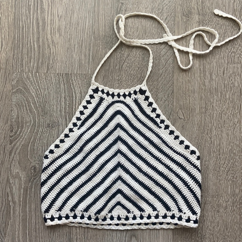 Crochet halter top